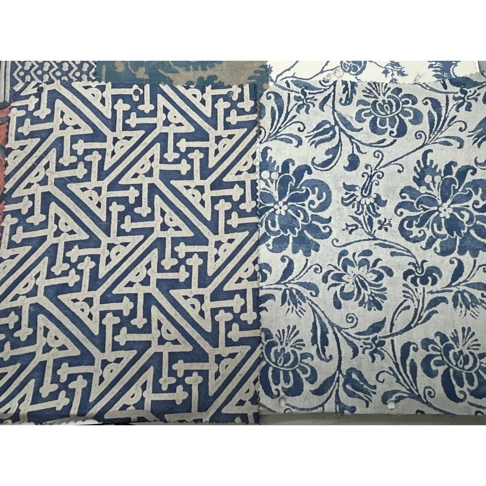 Vtg Six Rare FORTUNY Sample Pieces - Stunning Hard to Find Patterns & Colors